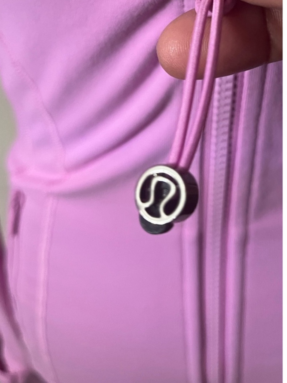 Lululemon Define Jacket Pink Full Zip Athletic Yoga Jacket Thumbholes Fitted - Picture 2 of 7